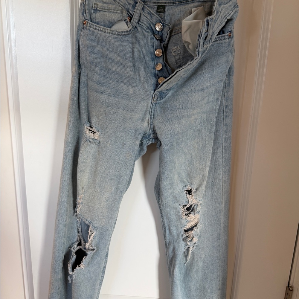 Wild Fable Light Blue Distressed Boyfriend Jeans